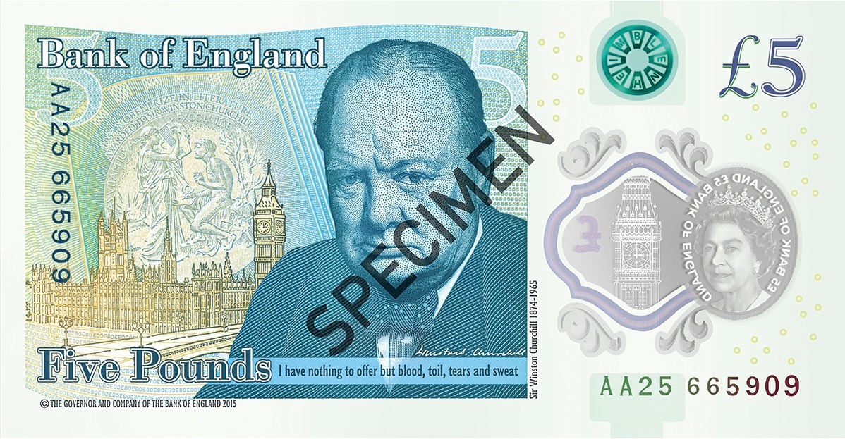 5 GBP front