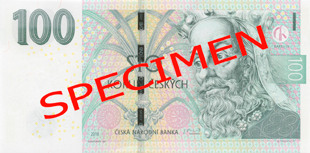 100 CZK – Czech Republic currency obverse