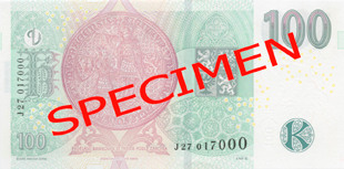 100 CZK – Czech Republic currency reverse