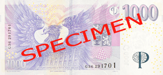 1000 CZK – Czech Republic currency reverse