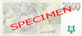2000 CZK – Czech Republic currency reverse