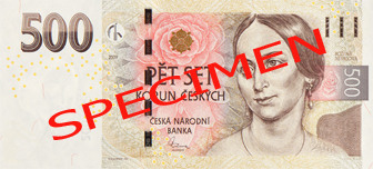 500 CZK – Czech Republic currency obverse